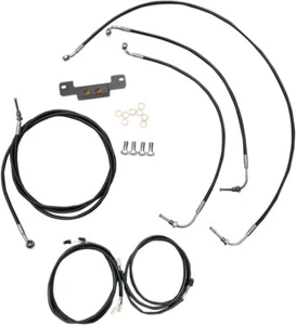 Kit completo de cables PnP de vinilo negro LA Choppers para barras de 18"-20" (LA-8055KT3-19B) - Imagen 1 de 1