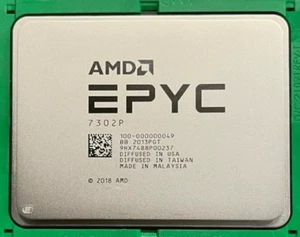 AMD EPYC 7302P 16-Core CPU Processor 32 Threads 3.0GHz 155W No Lock - Afbeelding 1 van 3