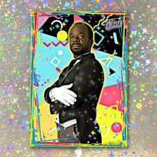 Geoffrey Butler Holographic 90s Character Sketch Card Limited 1/5 Dr. Dunk