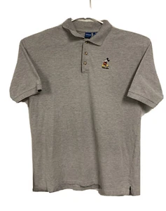 Disney Mickey Florida Gray Polo Embroidered Logo Size XXL/2XL Cotton Blend - Picture 1 of 6