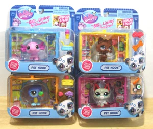 2024 Littlest Pet Shop G7 Pet Nook Set of 4 ~ #21 #25 #31 #60 NIP Axolotl Toucan - Picture 1 of 1