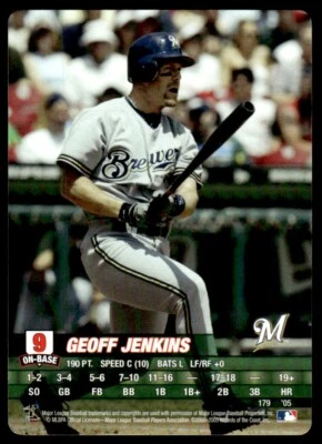 2005 MLB SHOWDOWN BASEBALL BREAK SET GEOFF JENKINS - Image 1 of 2