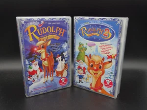 2x VHS Video I Rudolph mit der roten Nase + Rudolph 2 I Kinofilm zu Weihnachten - Bild 1 von 4