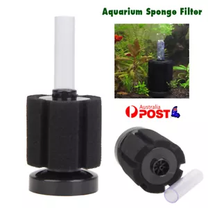 3x Air Sponge Filter Biological Aquarium Water Fish Tank Foam Fry Small XY-180 - Picture 1 of 11