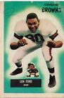 1955 BOWMAN LEN FORD #14 ROOKIE CARD HOF CLEVELAND BROWNS LOWER GRADE CUT WRONG. rookie card picture