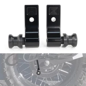 Axle Sliders Swingarm Spools Spindle Sliders Fit For Kawasaki Z400 2019-2020 - Foto 1 di 10