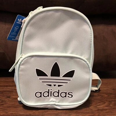 Adidas Originals Ice Mint Green Santiago 10" Mini Backpack Bag NWT - Image 1 of 4