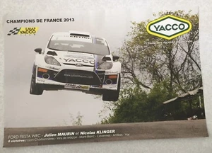 AFFICHE POSTER FORD FIESTA WRC MAURIN RALLYE LE TOUQUET 2013 RALLY FRANCE - Bild 1 von 1
