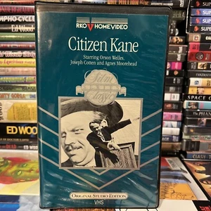 Citizen Kane 1941 VHS Orson Welles Early RKO Clamshell Edition Classic Black & W - Picture 1 of 11