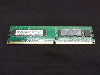  Samsung PC2-4200U 512MB DIMM 533 MHz DDR2 Memory (M378T6553CZ3-CD5) - Image 1 of 2
