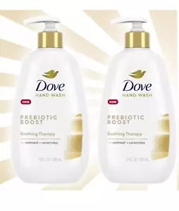 2 X Dove Prebiotic Boost Hand Wash Soothing Therapy Floral Scent 12 OZ Each - Picture 1 of 3