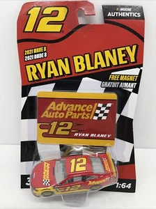 Ryan Blaney #12 Advance Auto Parts NASCAR 1/64 Ford Mustang 2021 Wave 8 Replica - Picture 1 of 5