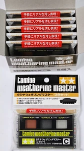 1 Box (6 items) Tamiya Weathering Master C Set Orange Rust Gun Metal Silver x 6 - Picture 1 of 4