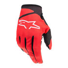Alpinestars Radar Red and Black MX Off Road Gloves Youth Sizes 3XS - XS