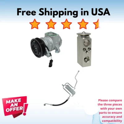 Kit Compresor A/C Fit Jeep Grand Cherokee 2002-2004 Foto 1 de 4