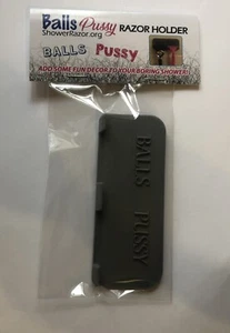PACKAGED shower razor organizer “Balls Pussy” - Picture 1 of 8