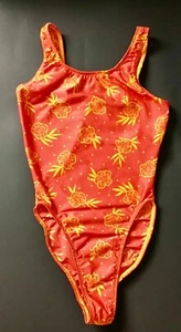 SOFTTOUCH MÄDCHEN EINTEILER ORANGE BADEMODE GRÖSSE SMALL - Bild 1 von 2