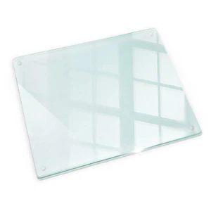 Schneidebrett aus Glas Premium Für Küche Glasbrettchen Kratzfest 60x52 cm - Bild 1 von 8