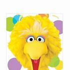 Big Bird Sesame Street Polka Dot Cute Kids Birthday Party Paper Luncheon Napkins