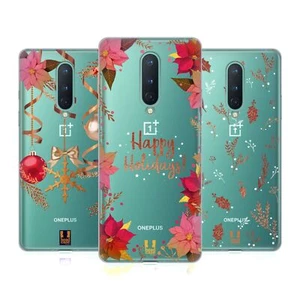 HEAD CASE DESIGNS GOLD CHRISTMAS GEL CASE & WALLPAPER FOR AMAZON ASUS ONEPLUS - Picture 1 of 10
