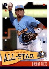 2017 Carolina League All-Stars Choice 43 Bryant Flete Venezuela VZ Baseball Card
