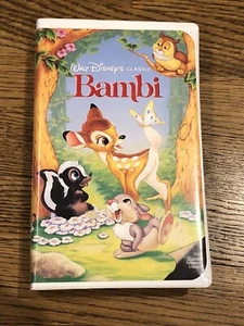 Walt Disney's Bambi Black Diamond VHS942 Rare Collector's Video Tape 1st Release - Picture 1 of 17