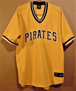 PITTSBURGH PIRATES GOLD COOPERSTOWN COLLECTION JERSEY - Picture 1 of 6