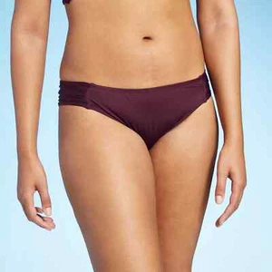 Women's Medium Coverage Tab Hipster Bikini Bottom - Kona Sol Size XL 16-18 - Picture 1 of 16