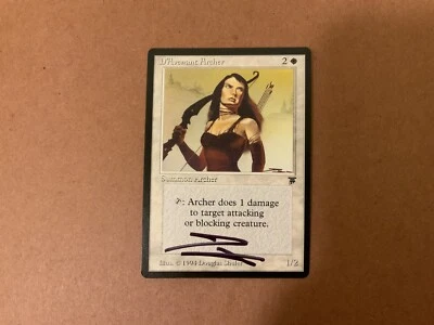 MTG Magic D’Avenant Archer Signed Artist Proof x1 LEG Legends Douglas Shuler - Image 1 of 2