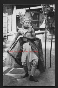 Bali ppc Dancer Headdress Costume Indonesia 1920s - Picture 1 of 1