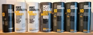 PORT CHARLOTTE 7x LEERE Whisky Flaschen mit (doppelte) Blechdosen - Bild 1 von 3