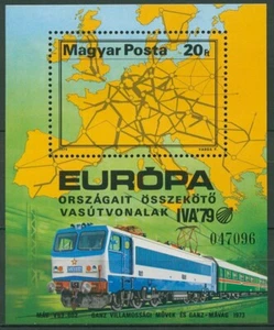 Hungría 1979 IVA Hamburgo bloque ferroviario 137 A sin usar (C92553) - Imagen 1 de 1
