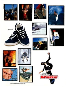 Anni 90 • Pubblicità stampa VANS SHOES SKINK • Pubblicità 1997 ADS.12 - Foto 1 di 2