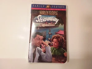 Family Feature Stowaway Starring Shirley Temple Color Version Clam Shell - Picture 1 of 5