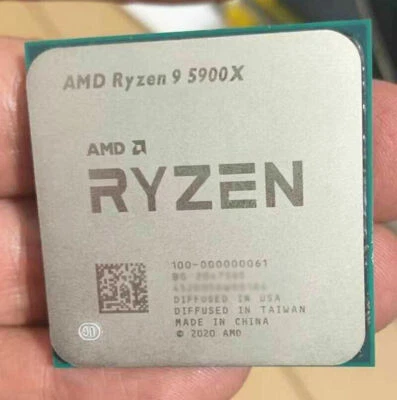 AMD Ryzen 9 5900X CPU Processor AM4 6 Core 24 Thread 3.7GHz 4.8GHz Turbo 105W - Image 1 of 4