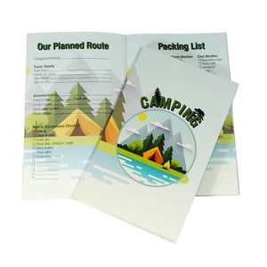 Camping Planner and Scrapbook, 5 Trips, 20 Page Protectors - Picture 1 of 6