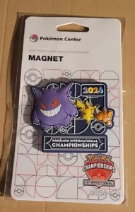 POKEMON CENTER MAGNET - 2024 INTERNATIONAL CHAMPIONSHIPS - EUIC (SEALED) - Foto 1 di 2