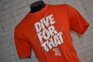 42507-a Nike Baseball Gym Shirt Workout Dive For That Size Large Adult Mens - Picture 1 of 5