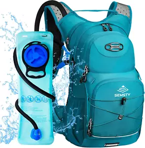 Hydration Backpack 25L, Hiking Backpack with 3L Water Bladder and Rain Cover, Li - Picture 1 of 12