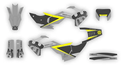 Husqvarna dekor grafik TE FE 150 250 300 350 450 501 - 2024 - 2025 SCRUB - Bild 1 von 4