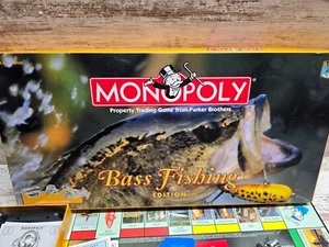 monopoly bass fishing edition board game 100% complete - Picture 1 of 3