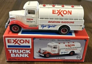 1993 Exxon Druckguss Tanker Coin Bank in OVP ~ Licht/Sound funktioniert nicht ~ ED126 - Bild 1 von 17