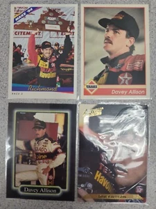 Davey Allison 4 Card Lot - Picture 1 of 5