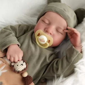 Full Body Vinyl Boy Doll Newborn Kids Gift Realistic Reborn Baby Dolls Value Set - Picture 1 of 8