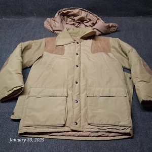 Vintage Gladiator by Camel Goose Down Hunting Jacket Men Medium Padded - Picture 1 of 8