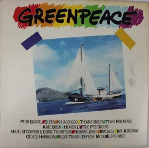 GREEN PEACE VARIOUS ARTIST PROMO QUEEN, PETER GABRIEL ++ LP 12" VINYL RECORD - Picture 1 of 2
