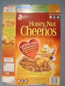 2004 MT GENERAL MILLS Müslischachtel HONEY NUT CHEERIOS Honey Funnies [Y155C14h] - Bild 1 von 2