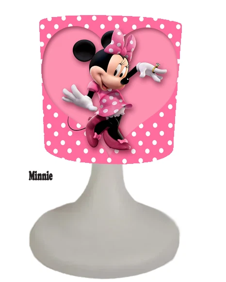 Очаровательная детская лампа с персонажами мультфильмов — вдохновленная Disney — любой персонаж на заказ - Изображение 1 из 4