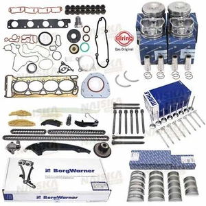 Engine Pistons Seals Timing Overhaul Rebuild kit For VW AUDI 2.0 TSI CBFA CAEB - Picture 1 of 15