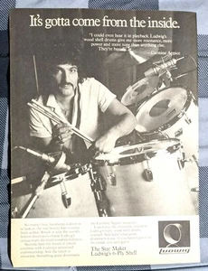 BLUE MURDER / CARMINE APPICE / 1980'S LUDWIG DRUMS MAGAZINE PRINT ADVERTISEMENT - Picture 1 of 1